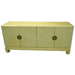 Sideboard in Lacquered Skin Circa 1970 American