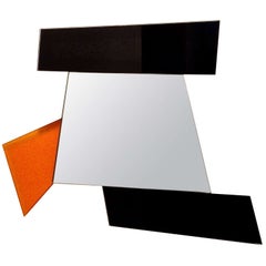 Miroir conçu et signé par Ettore Sottsass, 2007 Fabriqué en Italie