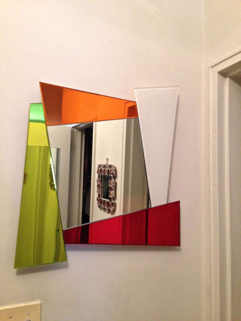 Mirror Designed and Signed by Ettore Sottsass, 2007, Made in Italy 1