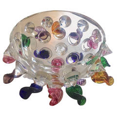 Glass Centerpiece by Bores Sipek for Driade Italy 1990s