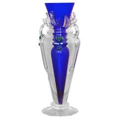 Amelia Glass Vase by Boris Sipek for Driade Italy 1990s