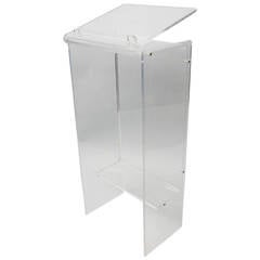 Used Podium in Lucite circa 1960s