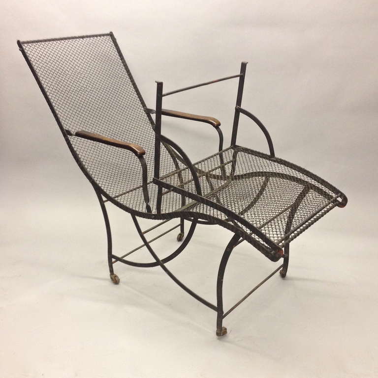 Two Outdoor Chaises Longues, Circa 1920, French 1