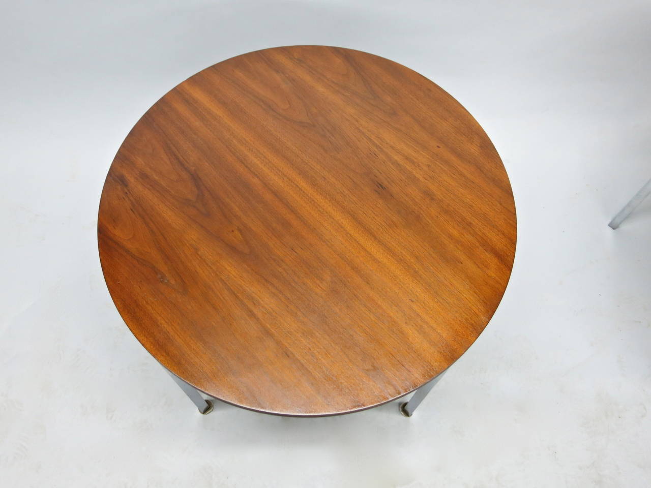 Pair of Round Side Tables by Florence Knoll circa 1960 3