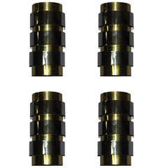 Set Of Four Sconces By Lightolier Circa 1970 American