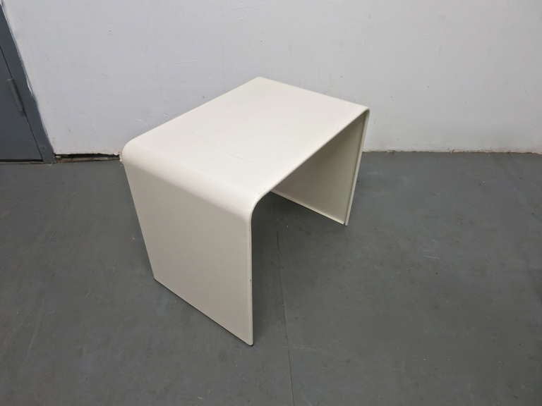 Canadian Set of Three Nesting Tables Signed Amisco, circa 1955, Made in Canada