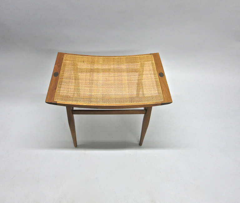 Mid-Century Modern Stool by Kipp Stewart for Directional USA Circa 1955 Labeled