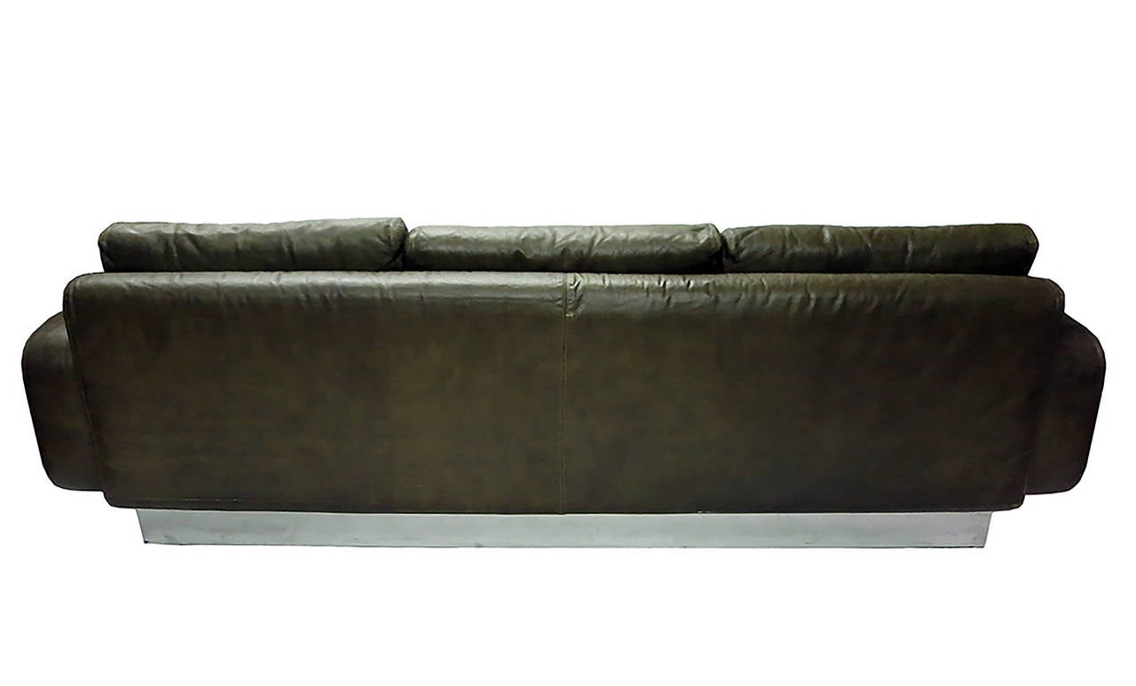Sofa in Original Leather Circa 1960 3