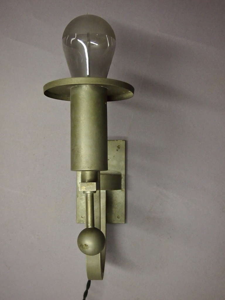 Single Wall Sconce Bauhaus Circa 1930 at 1stdibs