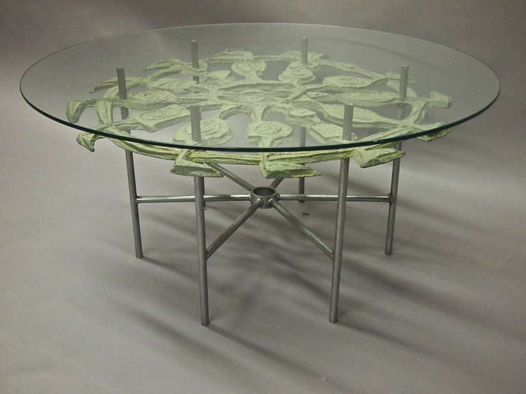 Modern Coffee Table designed by  Donald Drumm, USA C. 1985 For Sale