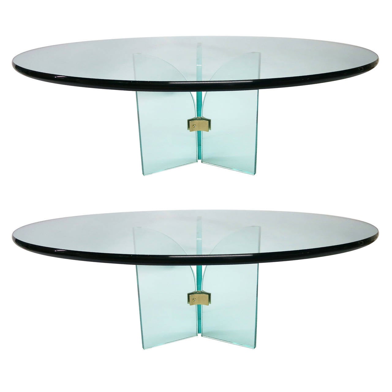 Two Coffee Tables by Pace, circa 1970 Made in USA For Sale at 1stdibs