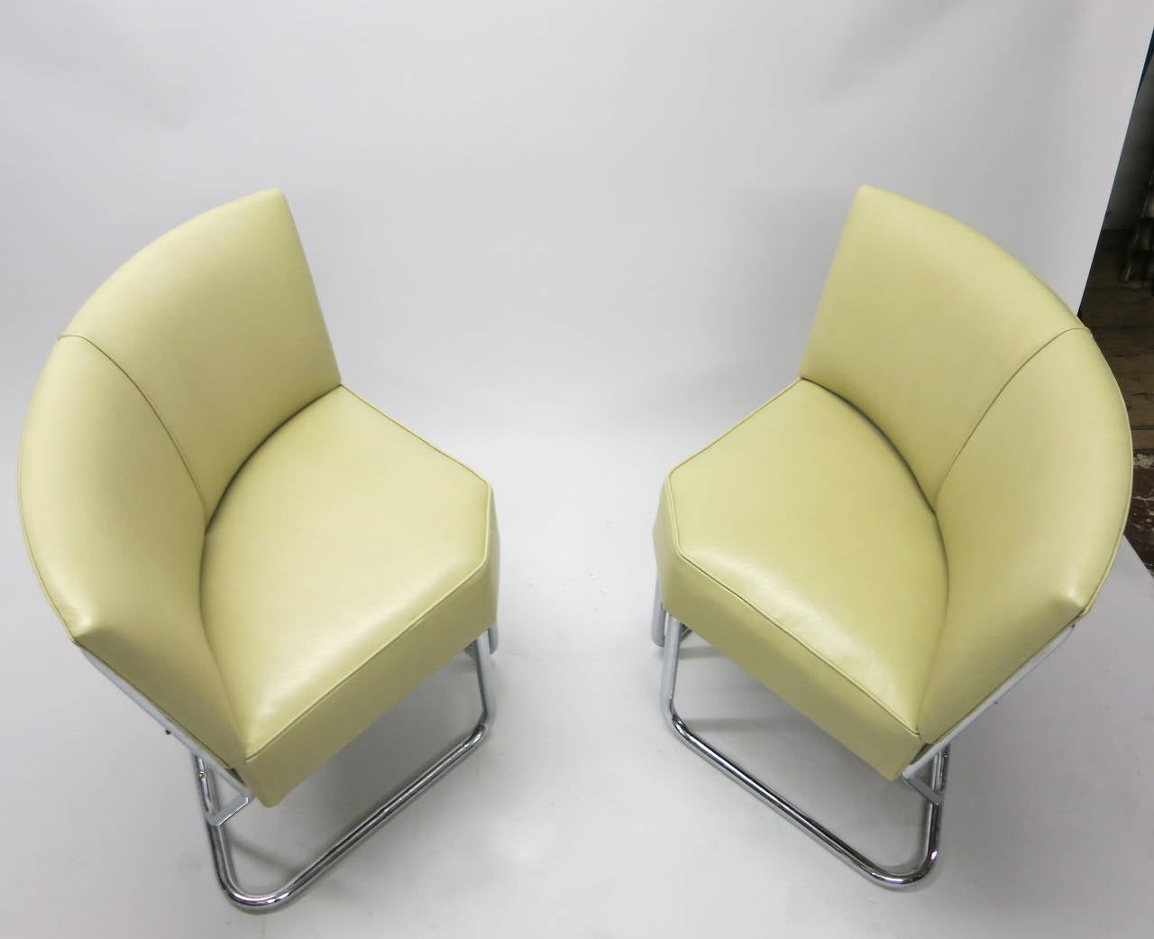 Pair or Arched Back Chairs by Thonet, USA Circa 1940 2
