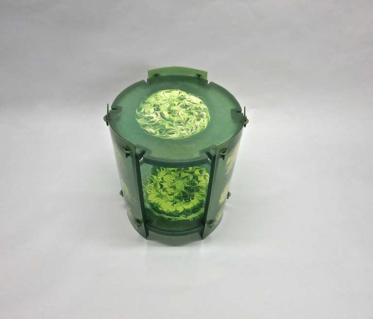 Modern Nobody's Round Stackable Table Designed by Gaetano Pesce 2002 Italy