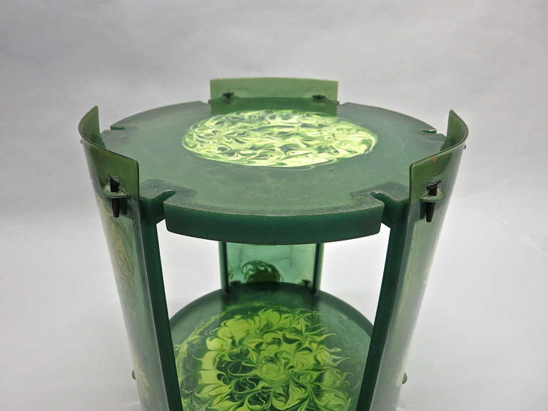 Italian Nobody's Round Stackable Table Designed by Gaetano Pesce 2002 Italy