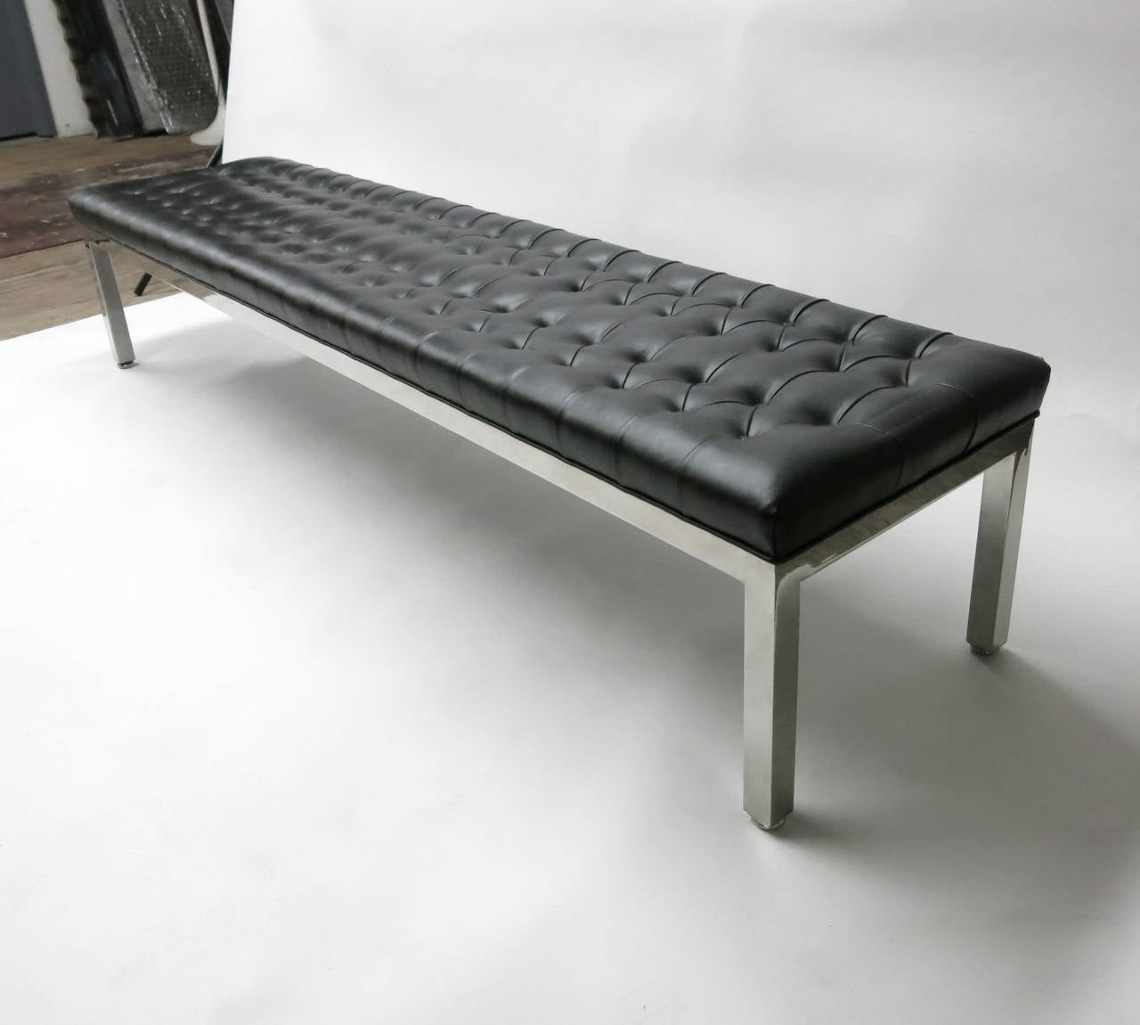 Mid-Century Modern Bench in the Style of Knoll, USA, circa 1970