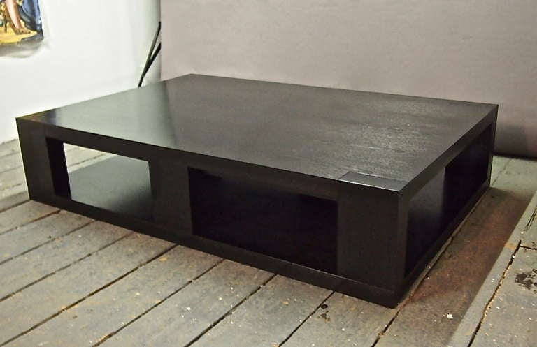 Large Coffee Table by Christian Liaigre for Holly Hunt named Toja1990 American In Excellent Condition In Jersey City, NJ