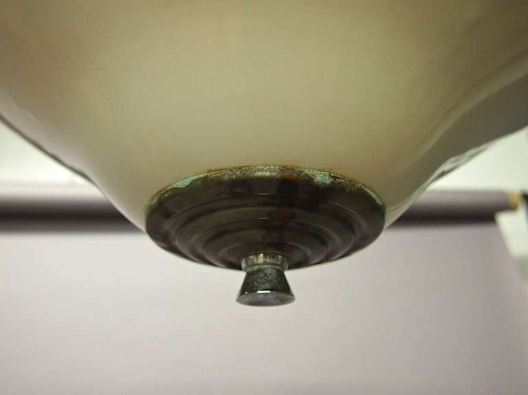 Four Deco Ceiling Lights Early 20th Century Made in USA at 1stdibs