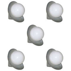 Five Wall Lights for Indoor or Outdoor Use