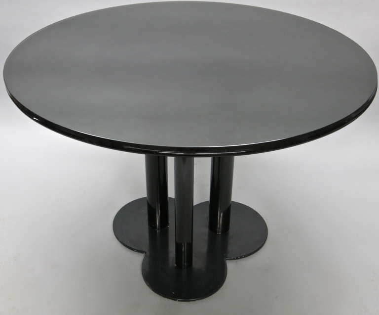 Metal Trifoglio Dining Table Designed by Serge Asti for Poltronova, Italy, 1969