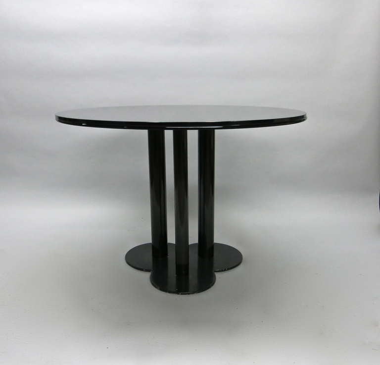 Mid-Century Modern Trifoglio Dining Table Designed by Serge Asti for Poltronova, Italy, 1969