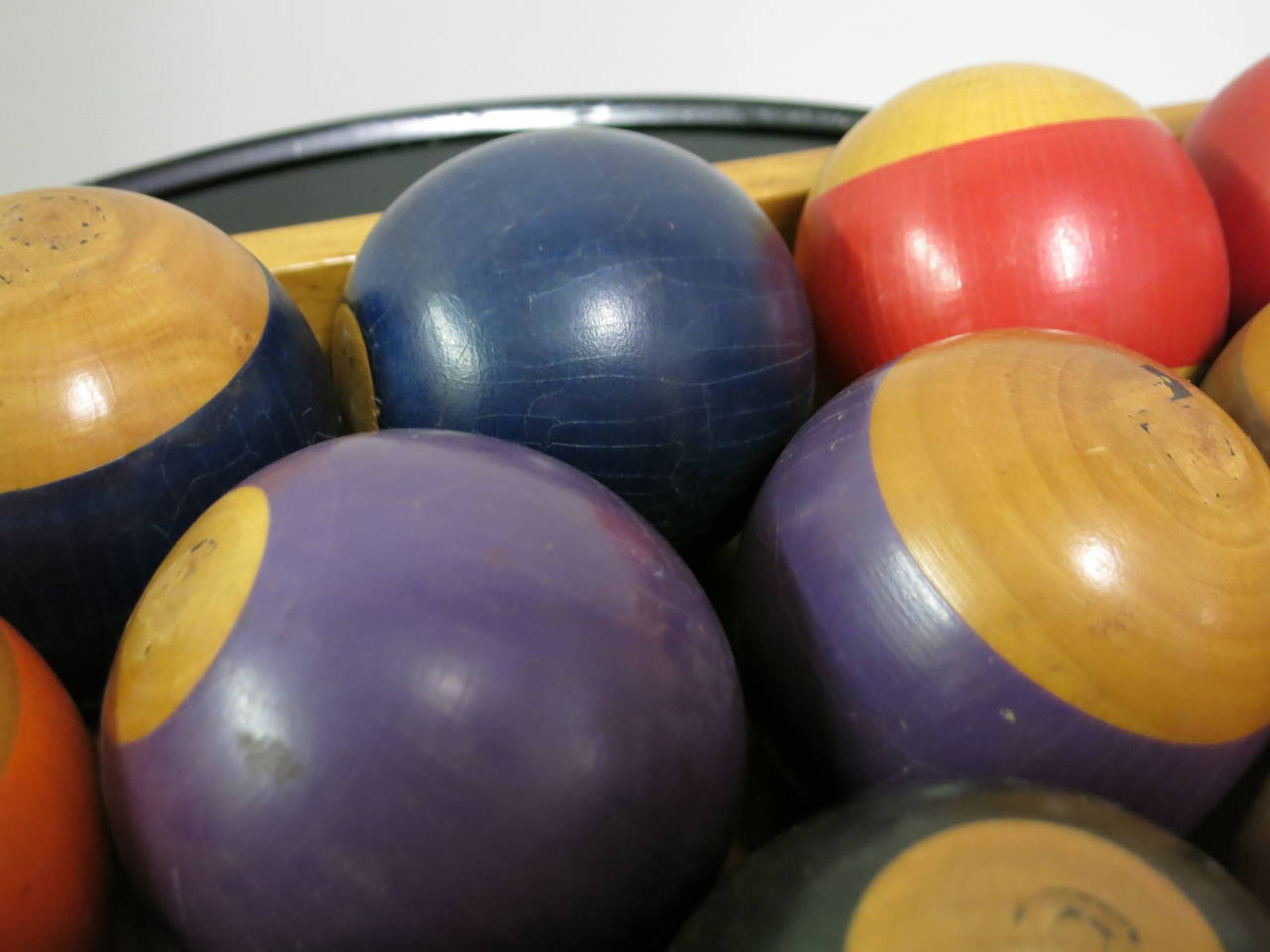 chrome pool balls