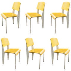 Six Prouve Standard Chair 2002 Vitra edition Suisse