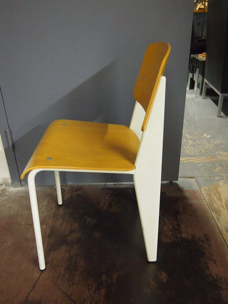 Mid-Century Modern Six Prouve Standard Chair 2002 Vitra edition Switzerland