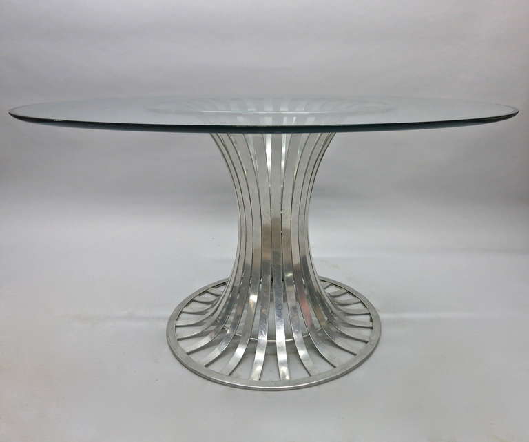 American Outdoor Dining Table by Woodard circa 1960 Made in USA