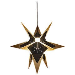 Star Ceiling Fixture circa 1960 American