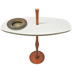 Vintage Smoking Stand or Side Table by Estelle Laverne, American, circa 1950