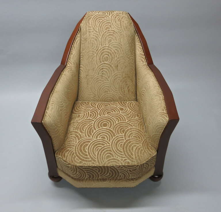 Art Deco Chair in the Style of Pierre Chareau, circa 1925, Made in France