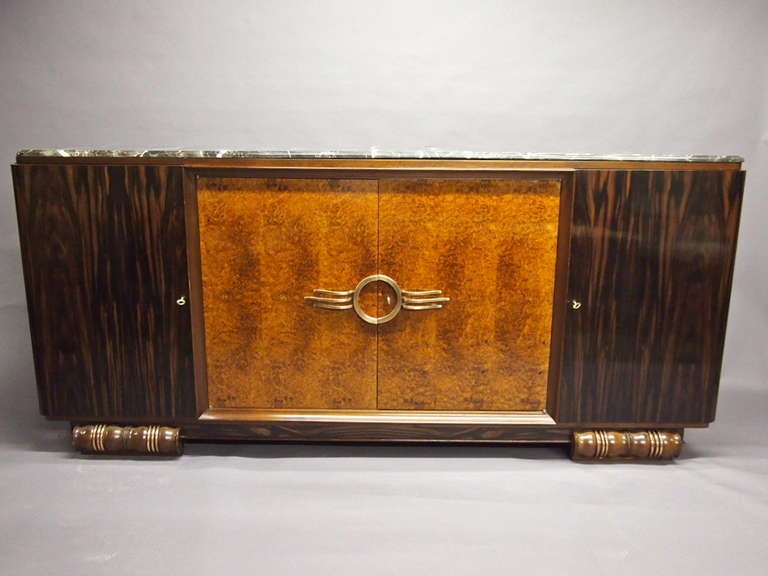 Art Deco Cabinet Attributed to Majorelle Circa 1930 France For Sale