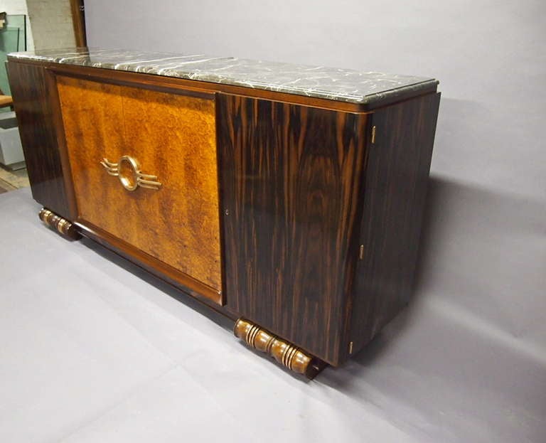 Cabinet Attributed to Majorelle Circa 1930 France For Sale 3