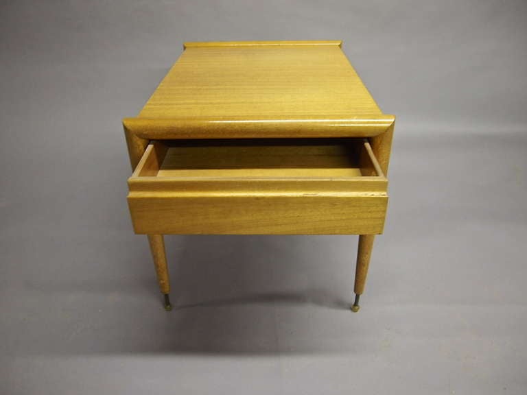 Pair of End Tables John Keal for Brown Saltman, circa 1950, American In Excellent Condition In Jersey City, NJ