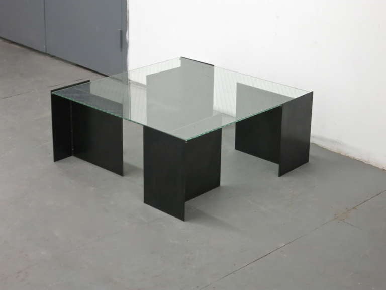 Coffee Table by Richard Troy for Art & Industry Soho NYC, 1980 For Sale 2