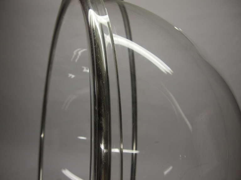 Metal Vintage Bubble Chair in Great Condition by Eero Aanio 1960's Italy
