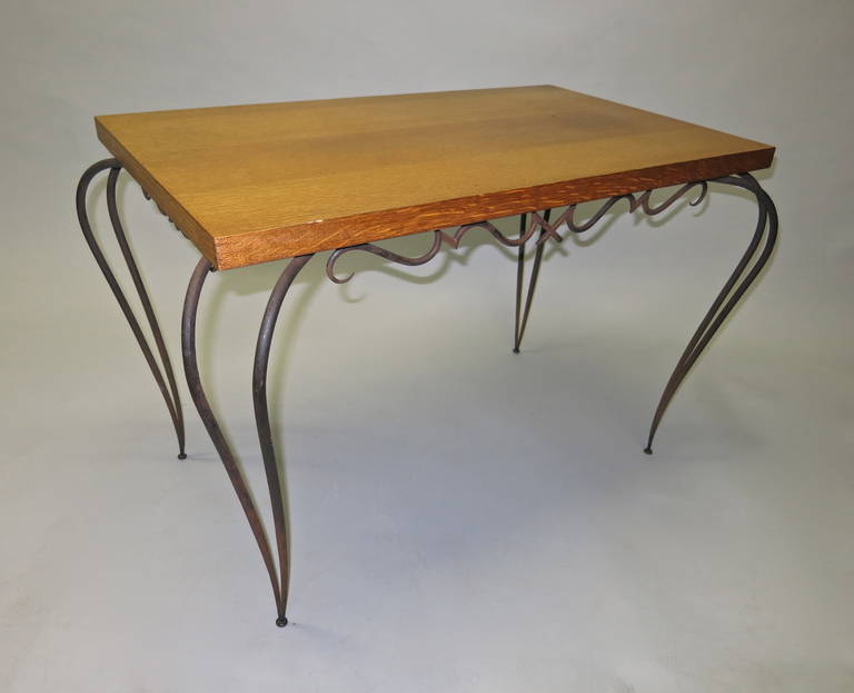 French Table by Rene Prou circa 1935 Made in France
