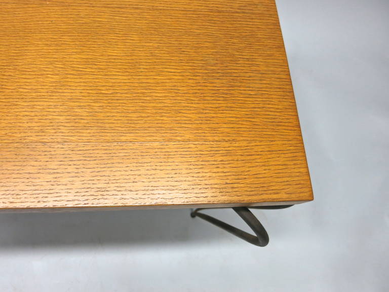 Wood Table by Rene Prou circa 1935 Made in France