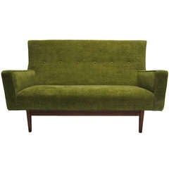 Settee by Jens Risom Newly Upholstered circa 1960