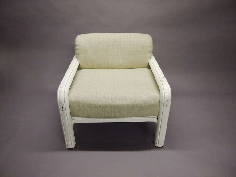 Mid-Century Modern Lounge Chairs by Gae Aulenti for Knoll Circa 1970 Made in Italy, 30 Available