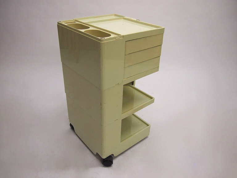 Pair of Vintage Boby Storage Trolleys by Jo Colombo Designed 1968 Italy 1