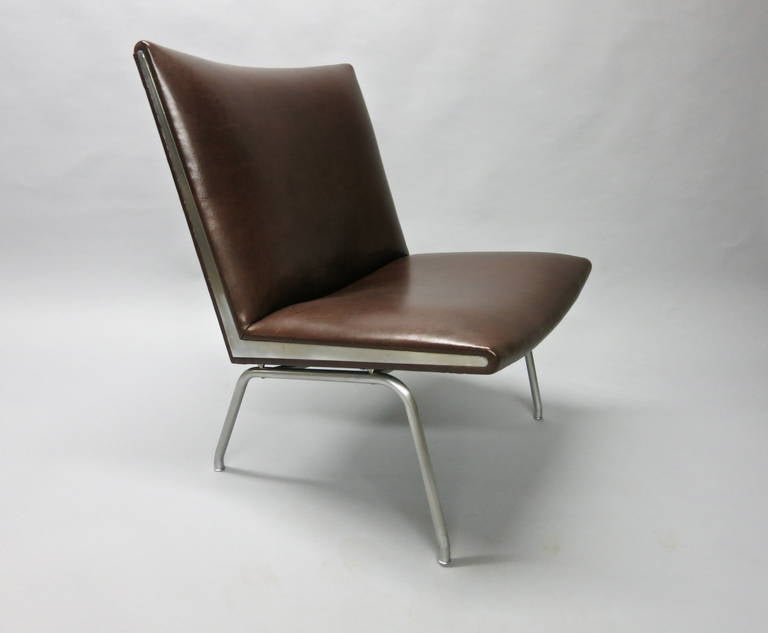 Vintage CH-401 Lounge Chair Designed by Hans Wegner, Made in Denmark, 1958 1