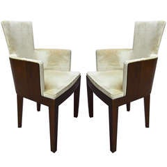 Pair of  Side Chairs by Dominique, Made in France, circa 1930