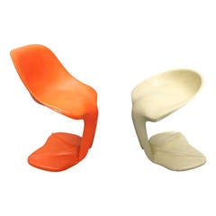 Pair of Chairs by Jean Dudon Circa 1970 Made in France 8