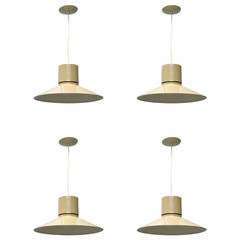 Four Ceiling Fixtures by Lightolier Circa 1960, USA