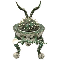 Vintage Ceramic Serving or Candy Dish by Eric Van Eimeren USA 1990s