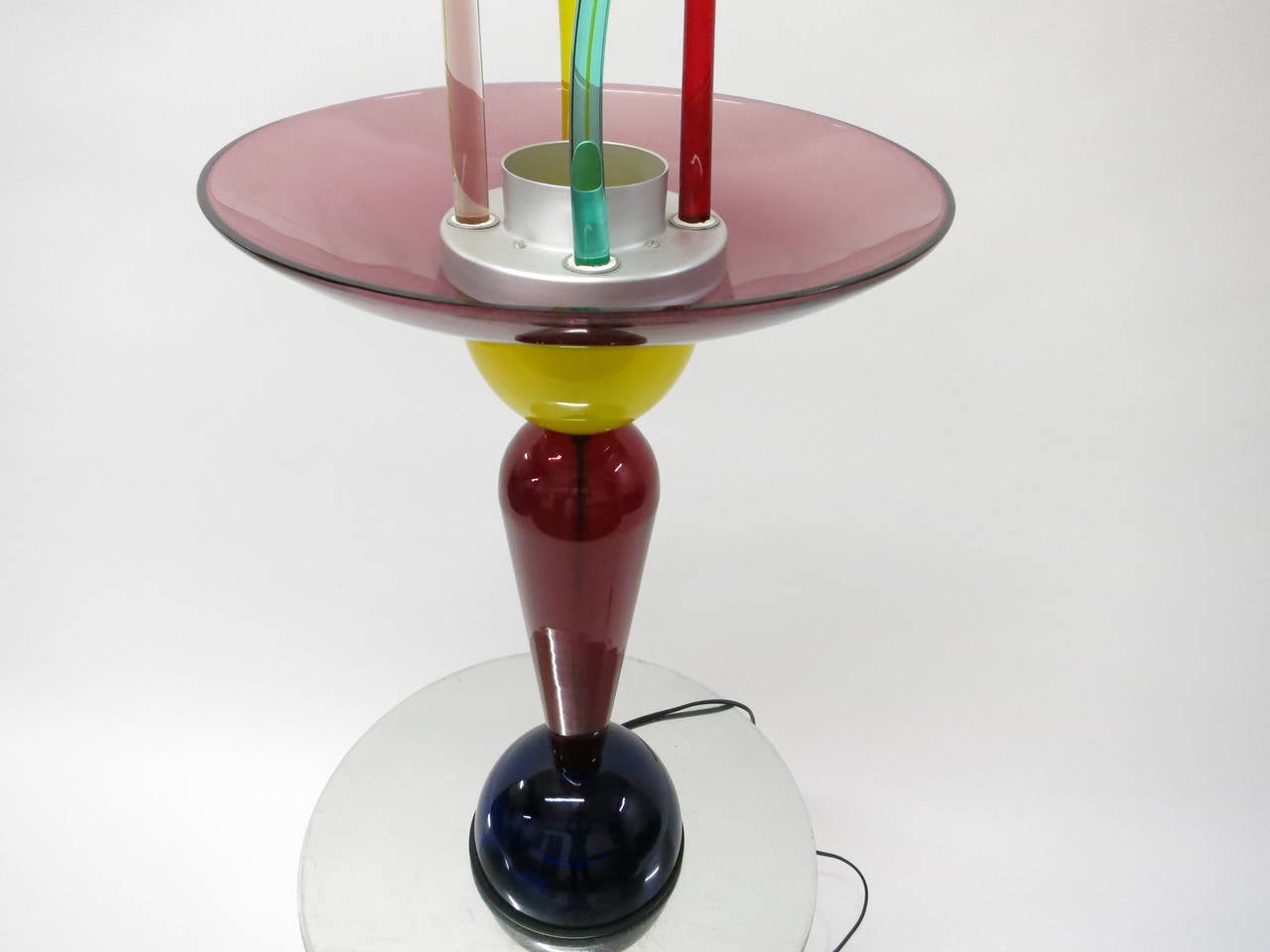 Colored Glass Citera Lamp by Andrea Anastasio for Artemide:: Italy:: 1990s  at 1stDibs
