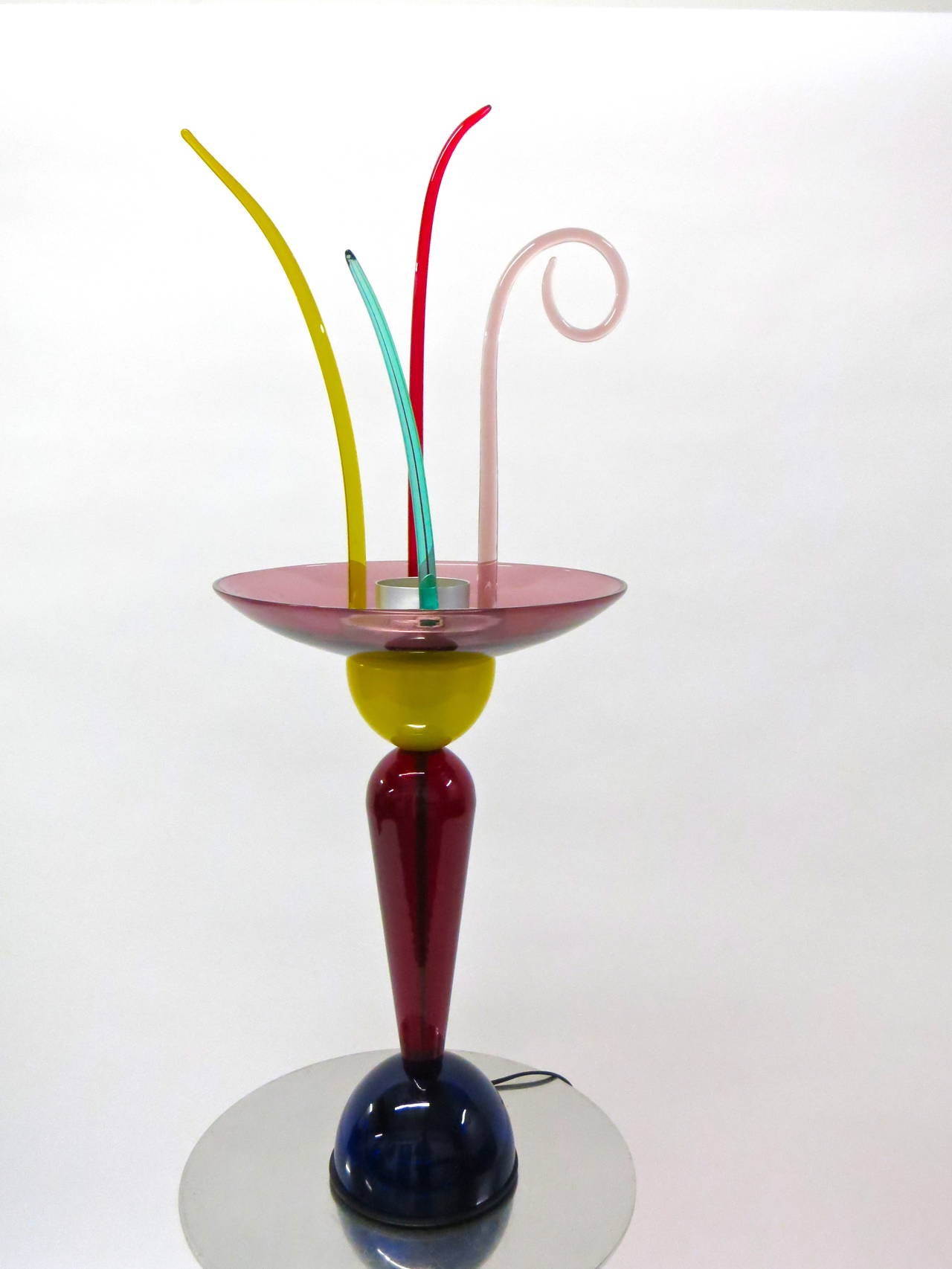 Late 20th Century Colored Glass Citera Lamp by Andrea Anastasio for Artemide, Italy, 1990s