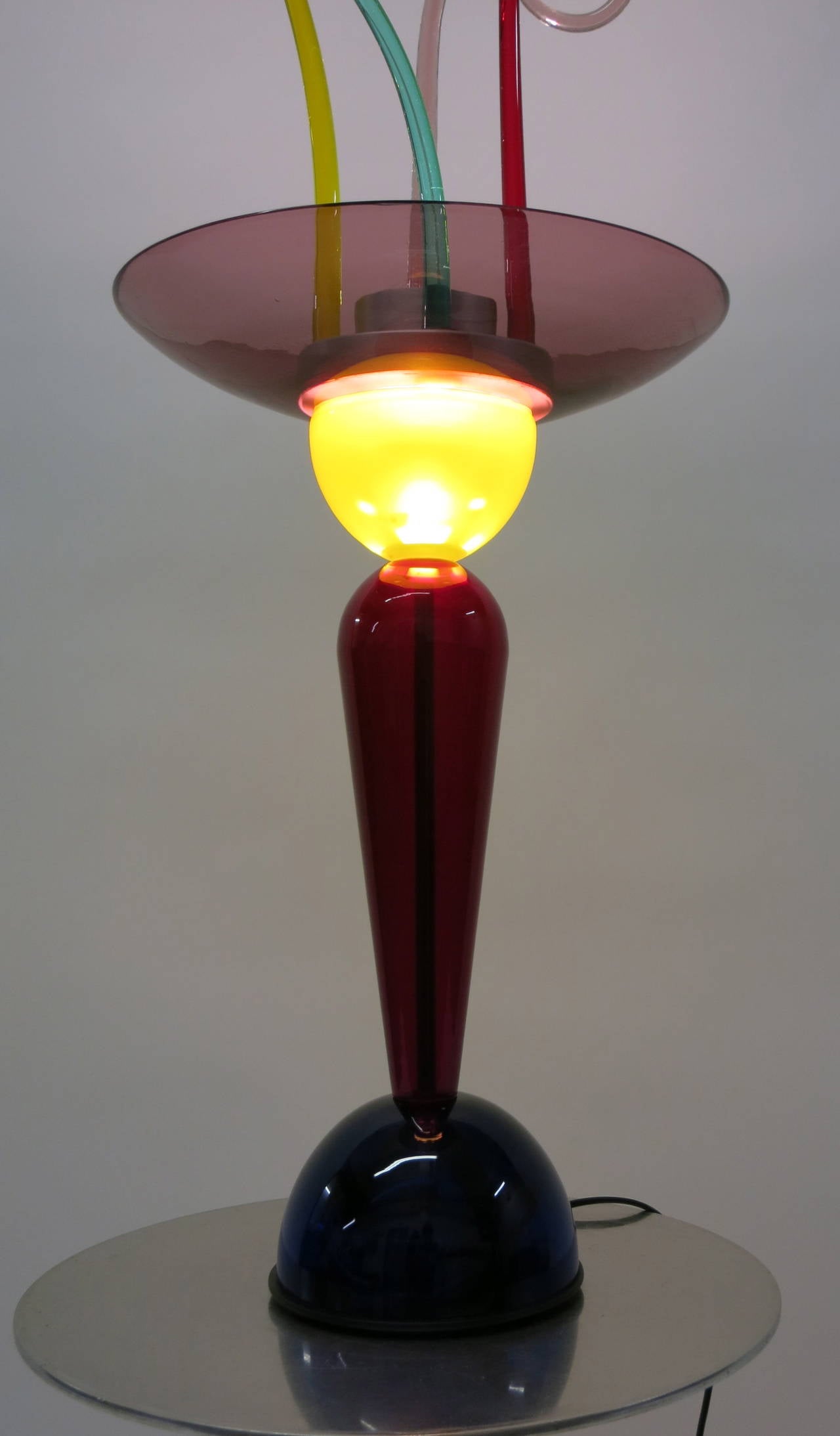 Colored Glass Citera Lamp by Andrea Anastasio for Artemide, Italy, 1990s 3