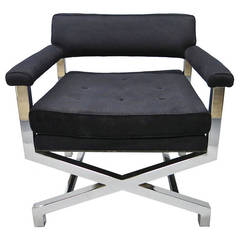 Single Chair by Milo Baughman for Thayer Coggin, circa 1975, Made in USA